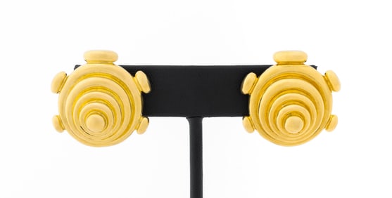 Cartier 18K Yellow Gold Earrings