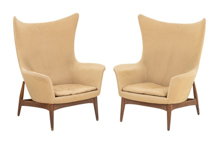H.W. Klein x Bramin Model 207 Lounge Chairs, Pair