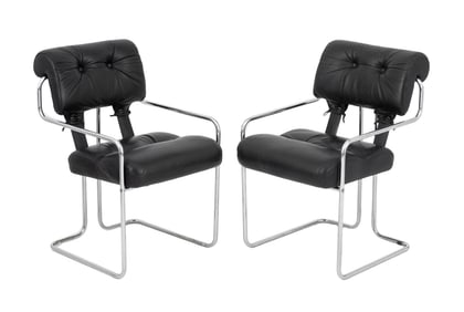 Guido Faleschini "Tucroma" Armchairs, Pair