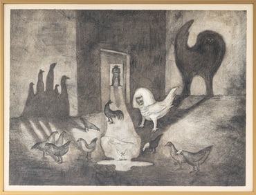 Leonora Carrington "Domingo" Lithograph, 1978
