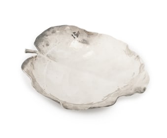Buccellati Silver Leaf Form Dish