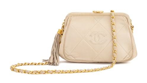 Chanel Diamond CC Frame Handbag