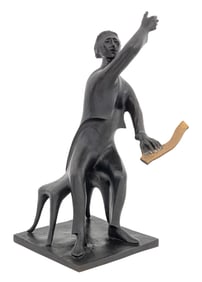 Harry Marinsky Piano Player Bronze Sculpture