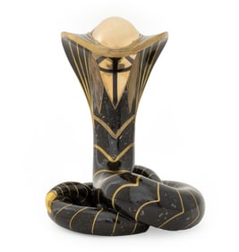 Roberto Esteves "Cobra" Bronze Sculpture, 1978