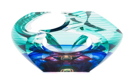 Michael David & Kit Karbler Art Glass Sculpture