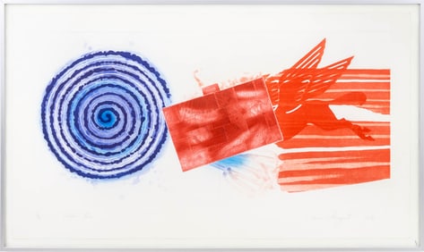 James Rosenquist "Divers Line" Etching & Aquatint