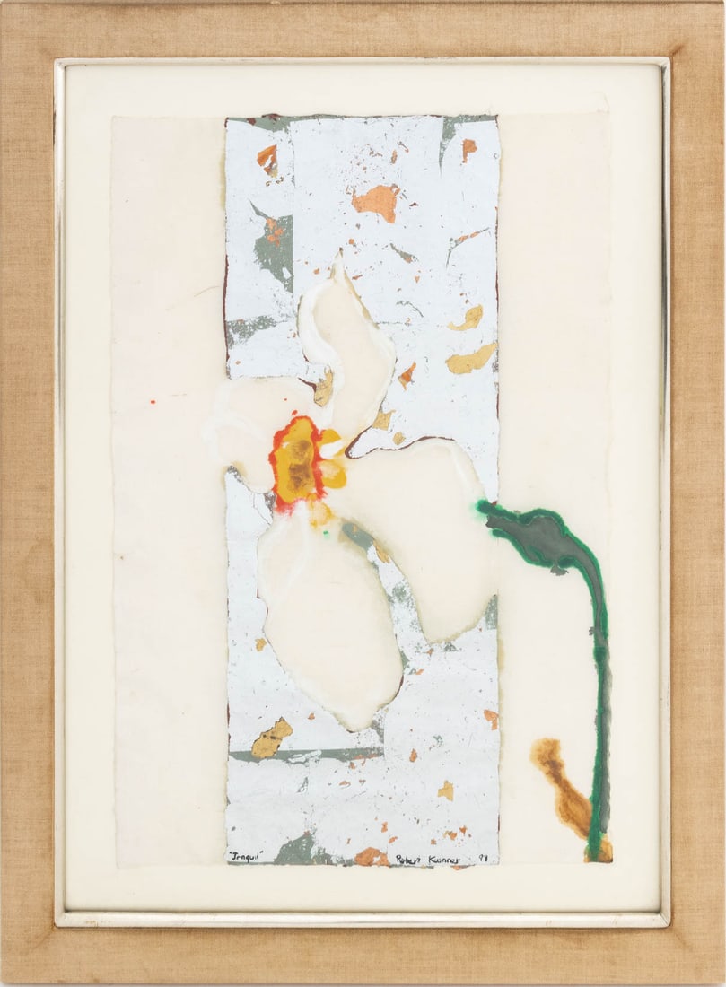 Robert Kushner "Tranquil" Acrylic on Paper, 1997 (1 of 9)