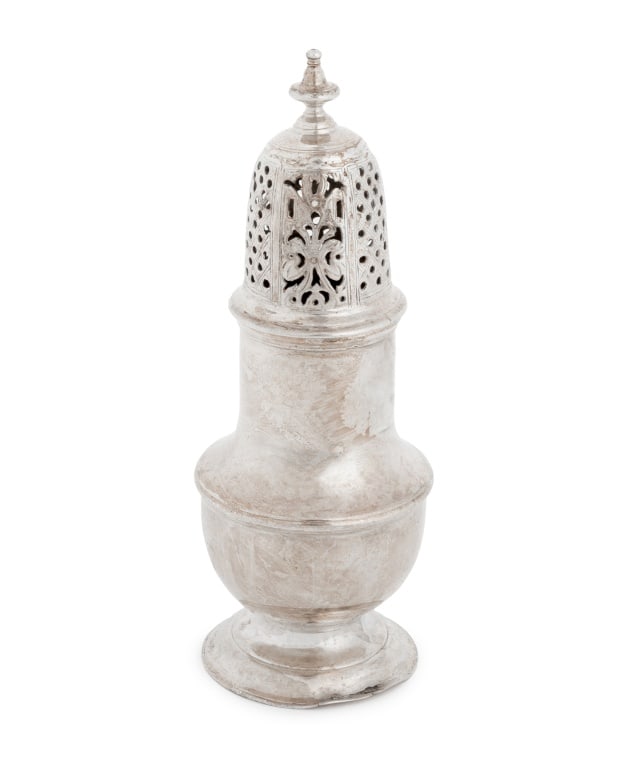 George II Sterling Silver Sugar Caster (1 of 7)