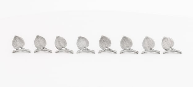 Tiffany & Co. Makers Silver Place Card Holders, 8