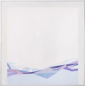 Ed Baynard "Space" Oil on Masonite