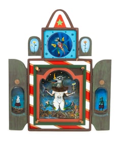 Vadim Stepanov Untitled Triptych Mixed Media, 1997
