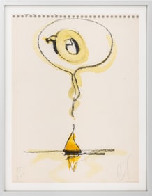 Claes Oldenburg "Sailboat Thinking of Q", 1976