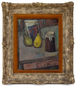 George Rene Sinicki Still Life Scene Oil on Canvas