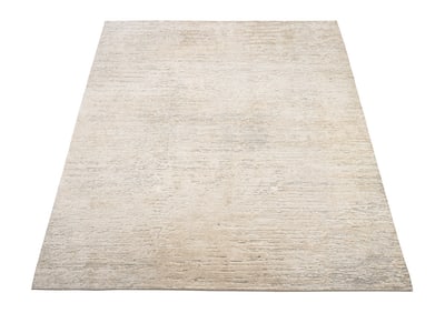 Nepalese Silk & Wool Carpet, 10' 1" x 8'