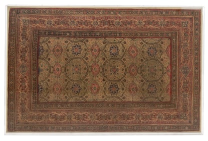 Indian Framed Embroidered Tapestry