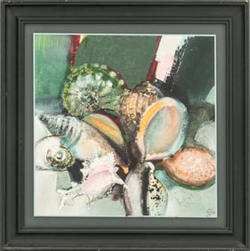 Pavel Mutinsky "Lastury" Mixed Media on Board