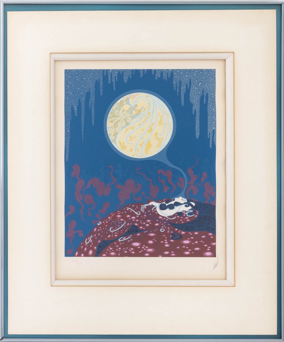 Erte "Earth's Dream" Serigraph in Colors, 1978