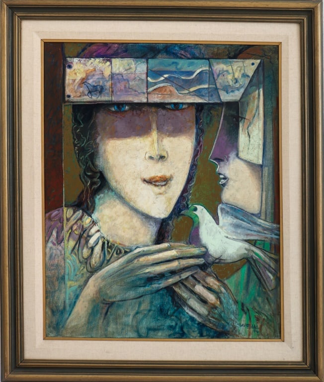 Antonio Sarelli "Comarcas de Paz" Oil on Canvas (1 of 12)