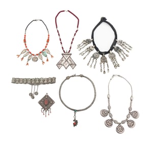 Tribal Silver and Silver-Tone Necklaces, 7