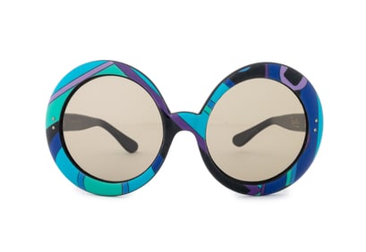 Emilio Pucci Firenze Circular Sunglasses