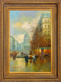 T. E. Pencke The Pantheon Oil on Canvas