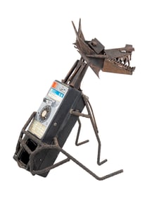 Linus Corraggio "Telephone Dog" Sculpture, 1986