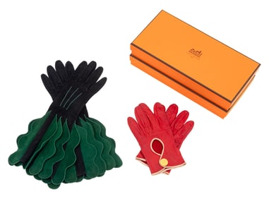 Hermes Gloves, 2 Pairs