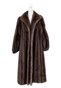 Albert Kaufman Brown Mink Fur Coat