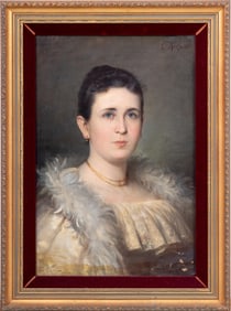 C. Keils Portrait of a Woman Oil on Canvas, 1902
