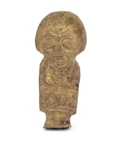 Incan Pre-Columbian Bronze Janus Figure