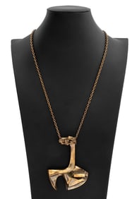Bjorn Weckstrom Lapponia "Mustang" Bronze Necklace