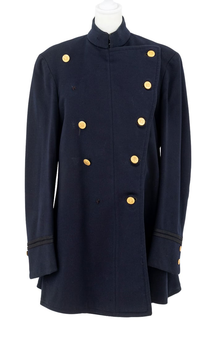 NYPD Navy Blue Wool Dress Blazer (1 of 8)