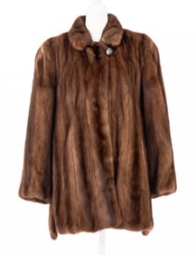 Brown Fur Short Coat