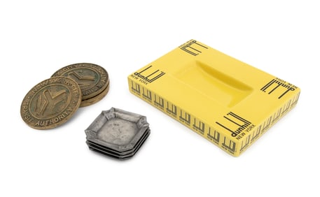 Dunhill Vintage Coasters and Ashtrays, 9