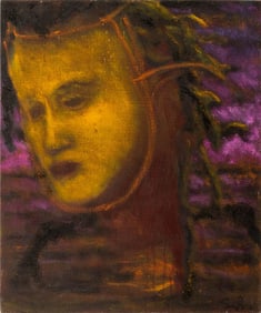 Sy Ross Untitled Oil on Canvas, 1984