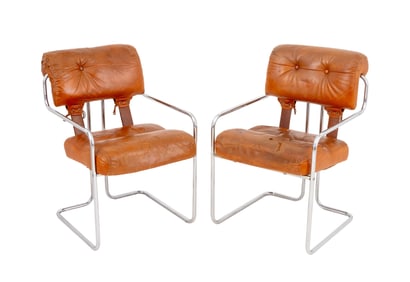 Guido Faleschini "Tucroma" Armchairs, Pair