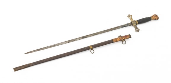 W. Clauberg Masonic Knight's Templar Sword