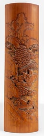 Chinese Carved Bamboo Wrist Rest
