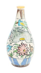 Persian Ceramic Bottle Vase