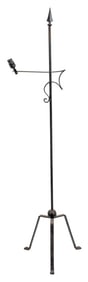 American Arts & Crafts Cast Iron Floor Lamp