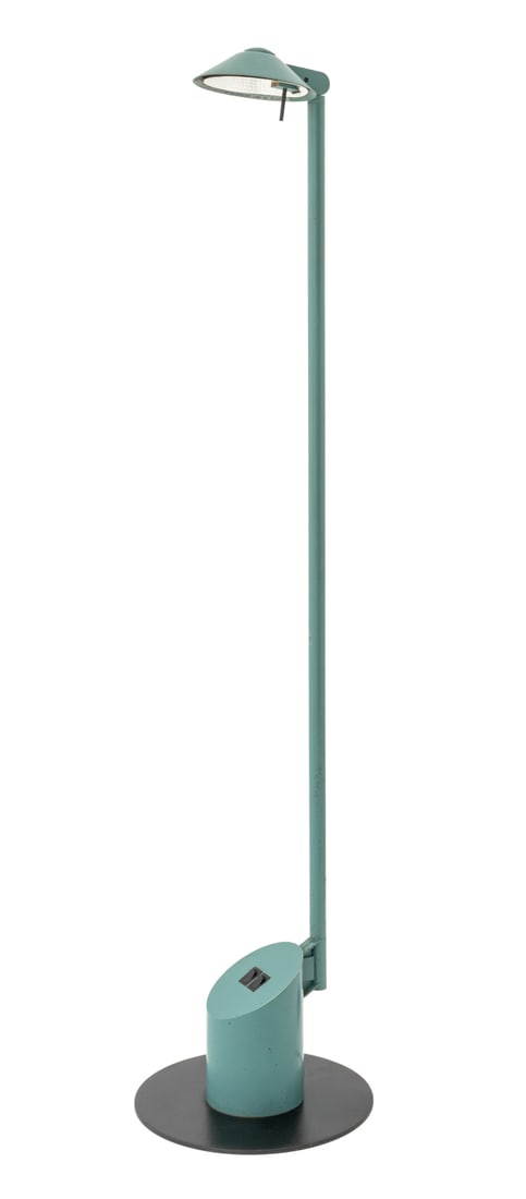 Italian Postmodern Teal Desk Lamp (1 of 6)