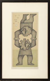 Carol Jablonsky "Duet" Lithograph in Colors