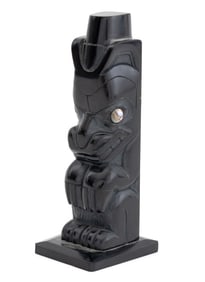 Denny Dixon Totemic Argillite Carving, 1997