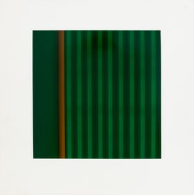 Anne Sager Green Abstraction Chromogenic Print