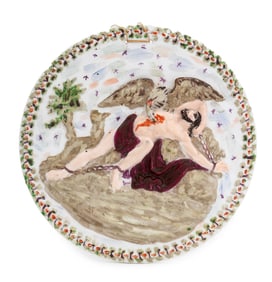 Continental Prometheus & Eagle Ceramic Plaque
