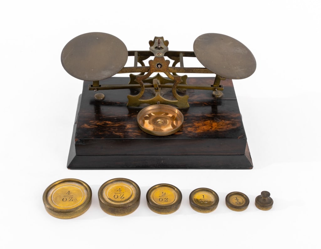 Charles Asprey & Son Brass Balance Scale (1 of 10)