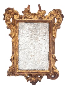 Louis XV Giltwood Framed Mirror