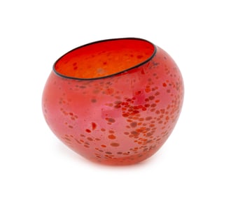 Dale Chihuly Art Glass Basket, 1995