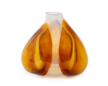 Claire Falkenstein x Salviati Art Glass Vase, 1977