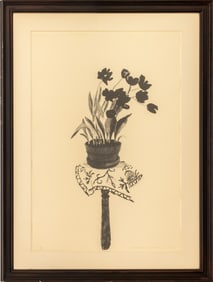 David Hockney "Black Tulips" Lithograph, 1980